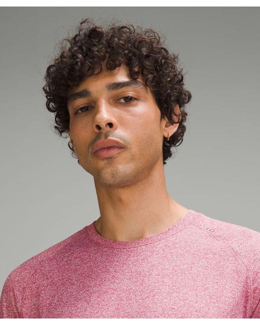 lululemon athletica Pink – License To Train Short-Sleeve Shirt – – for men