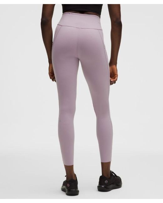 lululemon athletica Pink – Fast And Free High-Rise Tight Leggings 5 Pocket – 28" – /Pastel – Size 4