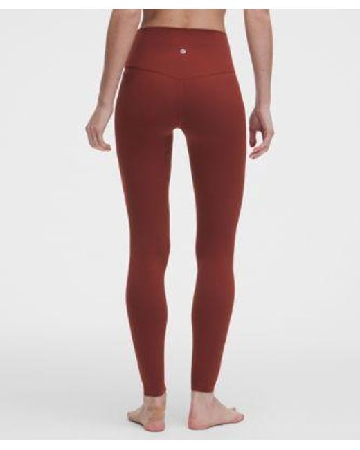 lululemon athletica Red Align No Line High-Rise Pant 28"