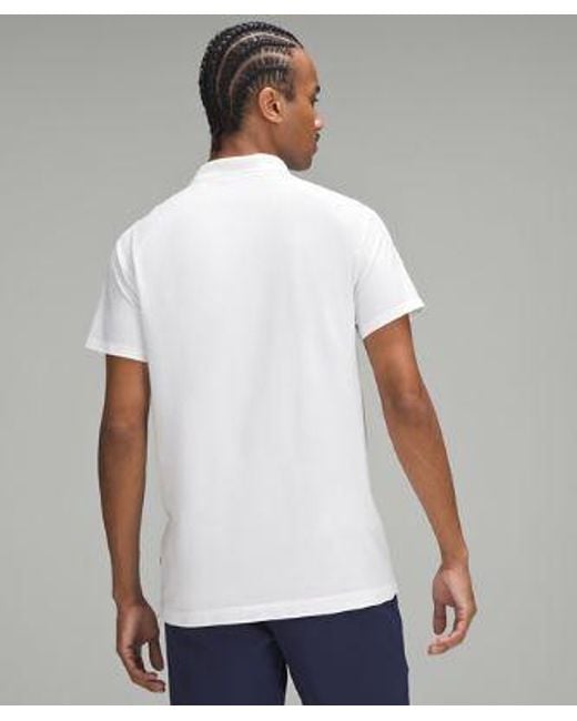 lululemon athletica White – Metal Vent Tech Polo Shirt – – for men