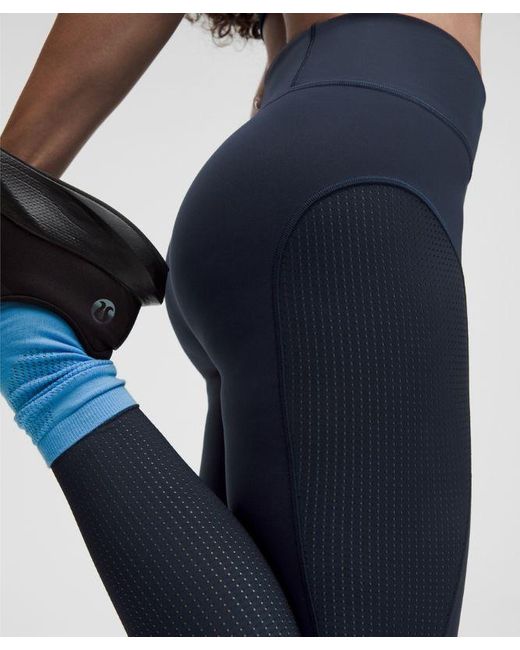lululemon athletica Blue – -Panelled High-Rise Tight Leggings Slnsh Collection – 28" – – Size 16