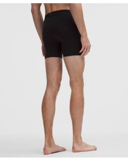 lululemon athletica Black Soft Stretch Active Boxer Brief 5" for men