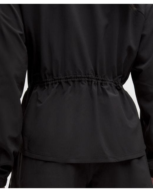 lululemon athletica Black Uv-Protective Cinch-Waist Running Jacket