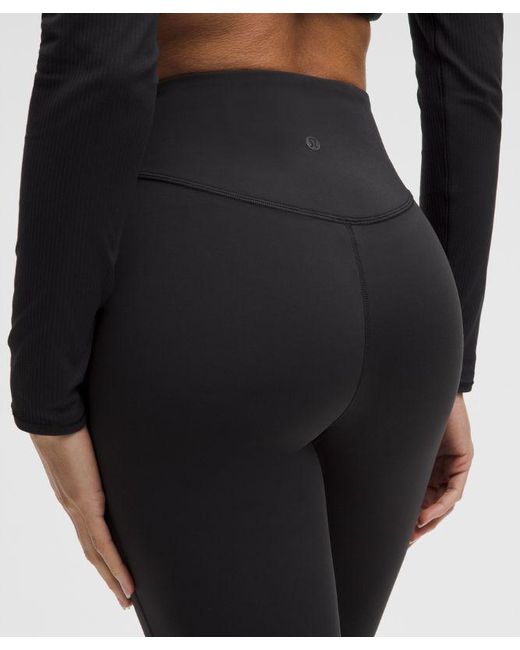 lululemon athletica Black Wunder Under Smoothcover High-Rise Bootcut Pant 34"