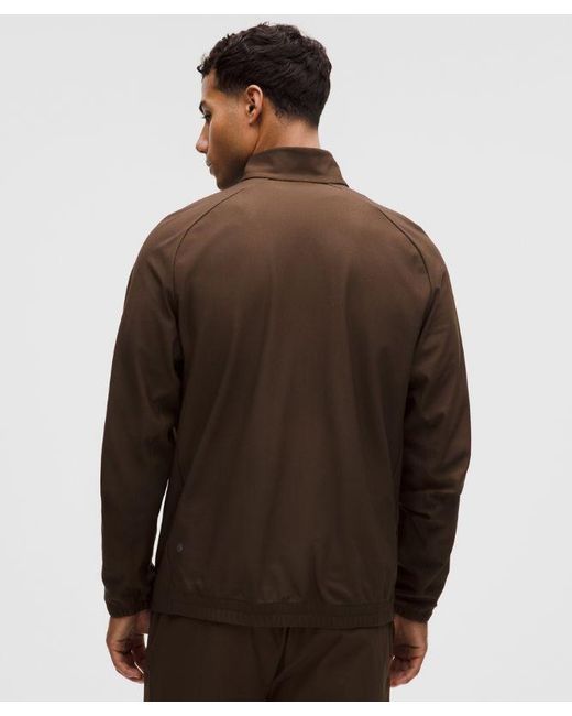 lululemon athletica Brown – Knit Warm-Up Jacket – – Size Small for men