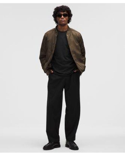 lululemon athletica Black Daydrift Relaxed-Fit Pleated Trouser Shorter for men