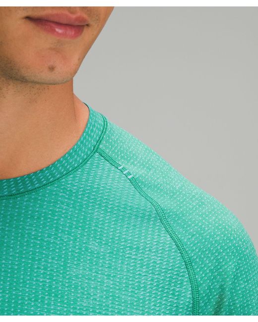 lululemon athletica Green Metal Vent Tech Long-sleeve Shirt