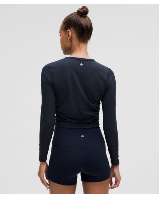 lululemon athletica Blue All It Takes Ribbed Nulu Long-Sleeve Shirt