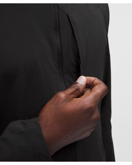 lululemon athletica Black – Fast And Free Hooded Jacket – – for men