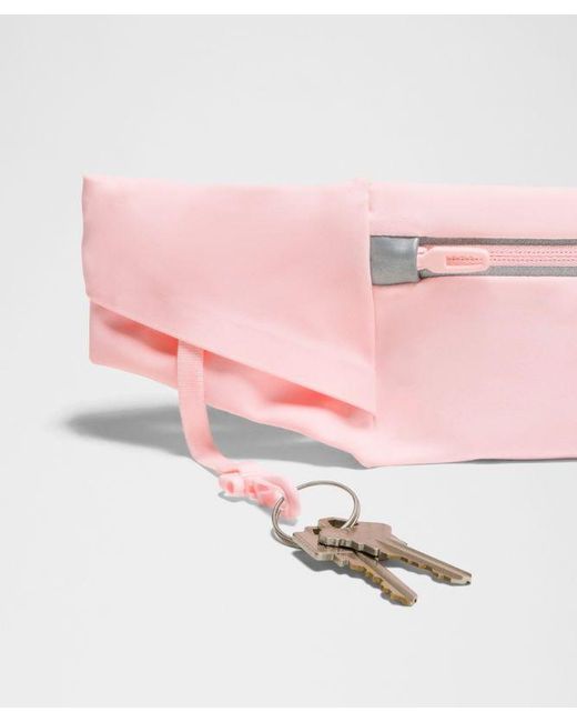 lululemon athletica Pink – Fast And Free Running Belt – – Size Large/Xl