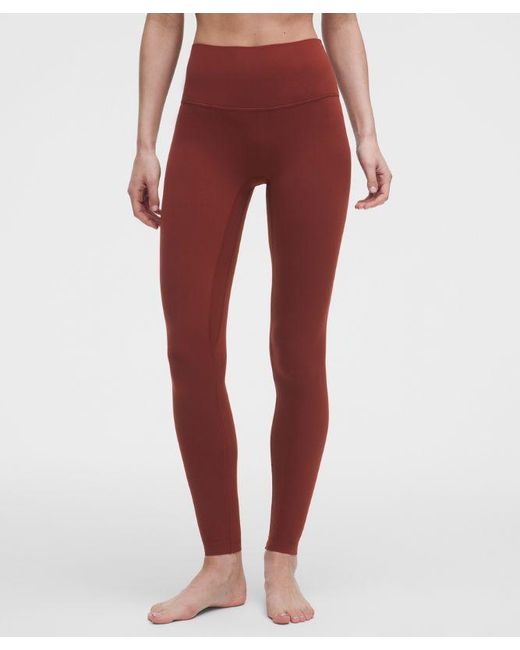 lululemon athletica Red Align No Line High-Rise Pant 28"