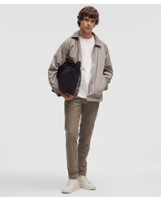 lululemon athletica Natural Abc Slim-Fit Trousers 34L Smooth Twill for men