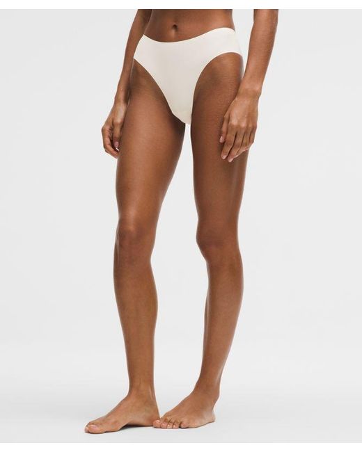 lululemon athletica White Invisiwear Mid-Rise Bikini Underwear