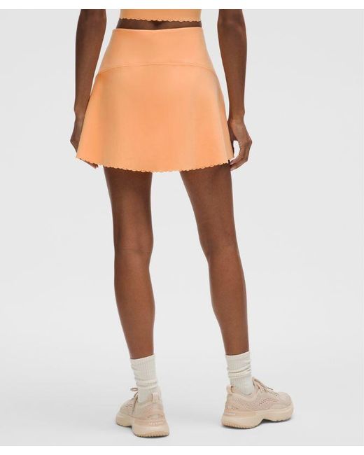 lululemon athletica Natural Scallop-Hem High-Rise Tennis Skirt