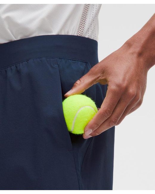 lululemon athletica Blue – Textured Swift Tennis Shorts – 7" – – Size Large for men