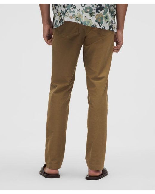 lululemon athletica Multicolor Abc Classic-fit Trousers Utilitech - 34" - Color Brown - Size 30 for men