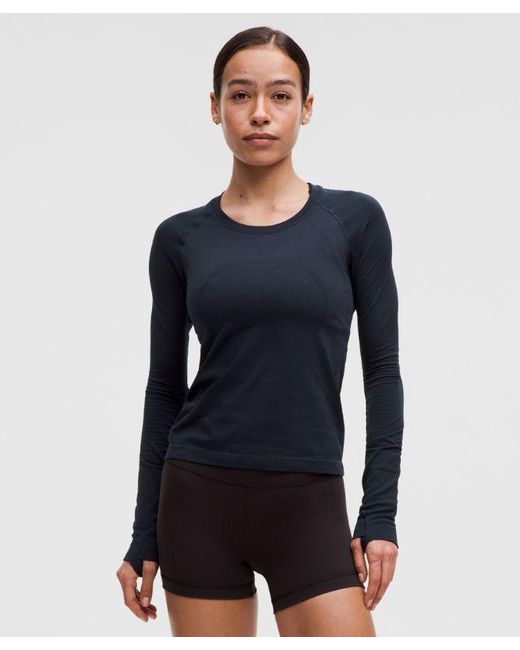 lululemon athletica Blue Swiftly Tech Long-Sleeve Shirt 2.0