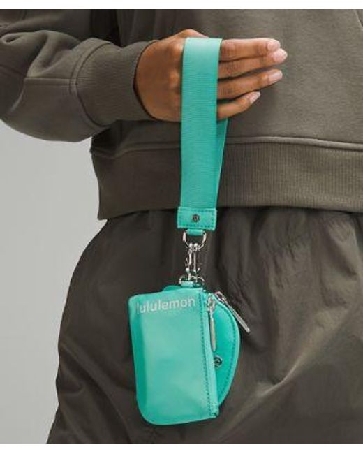 lululemon athletica Green – Dual Pouch Wristlet Bag –