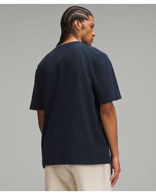 lululemon athletica Blue – 'Heavyweight Jersey T-Shirt – – for men