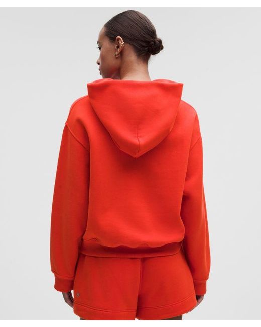 lululemon athletica Red – Steady State Hoodie – – Size Large