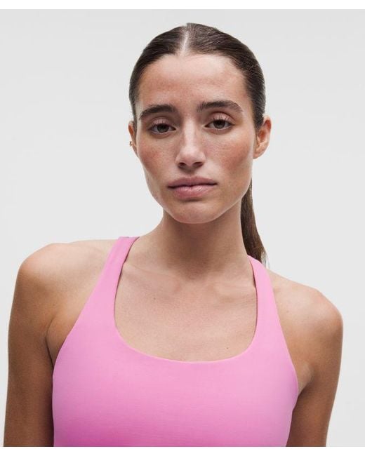 lululemon athletica Pink – Energy Sports Bra Medium Support, B-D Cups Evolve – – Size Large