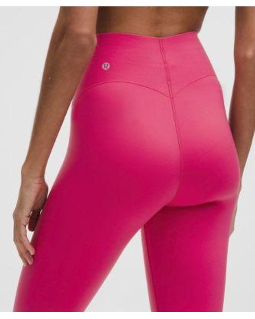 lululemon athletica Pink Glow Up Super-High-Rise Tight 25"