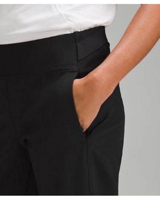 lululemon athletica Black Warpstreme Multi-pocket Mid-rise Golf Pants 28"