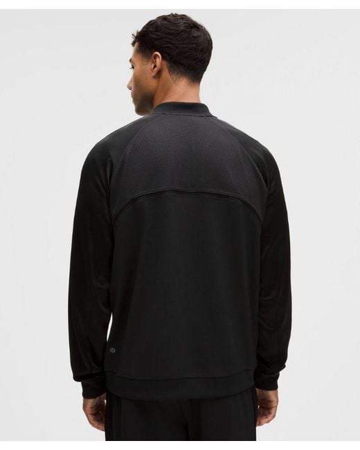 lululemon athletica Black Pace Breaker Track Jacket for men