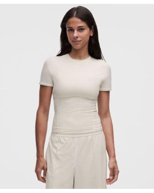 lululemon athletica Green – Wundermost Ultra-Soft Nulu Hip-Length Crewneck Shirt – – Size Large