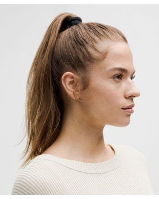 lululemon athletica Black Knit Hair Ties