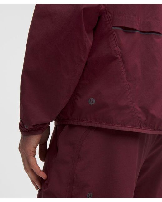lululemon athletica Red Fast And Free Packable Jacket for men