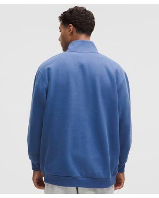 lululemon athletica Blue – Steady State Half Zip Sweatshirt – – Size Medium for men