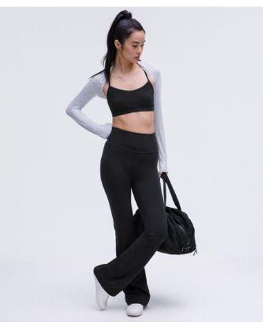 lululemon athletica Black Groove Nulu Super-High-Rise Flared Pant