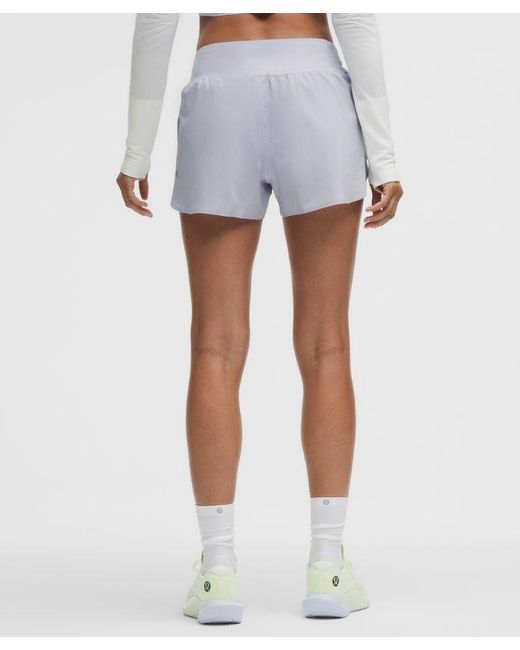 lululemon athletica White Fast And Free High-Rise Classic-Fit Split Short 3"