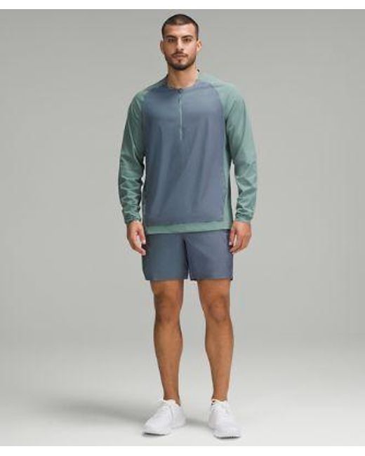 lululemon athletica Blue Pace Breaker Linerless Shorts 7" Iridescent for men