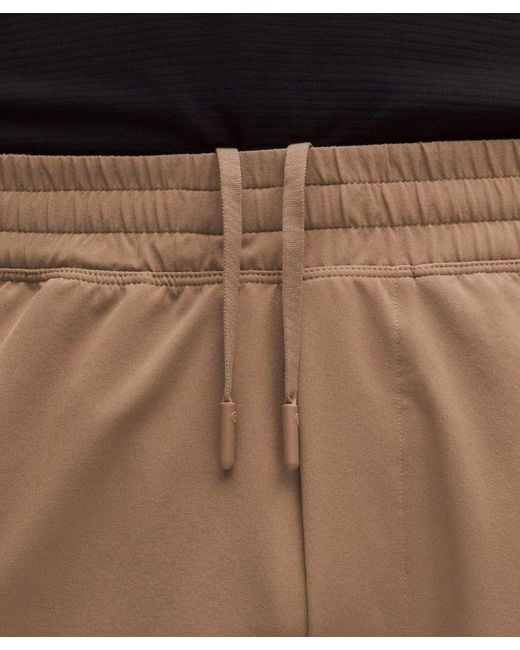 lululemon athletica Black – Pace Breaker Linerless Shorts – 7" – Color Khaki – Size Large for men