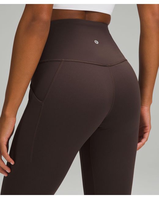 lululemon athletica Brown Align High-Rise Leggings With Pockets 25"