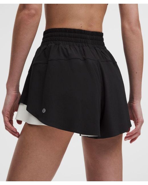 lululemon athletica Black Shake It Out High-Rise Running Short 2.5"