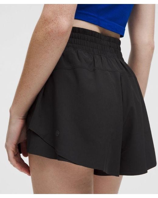 lululemon athletica Black Shake It Out High-Rise Running Short 2.5"