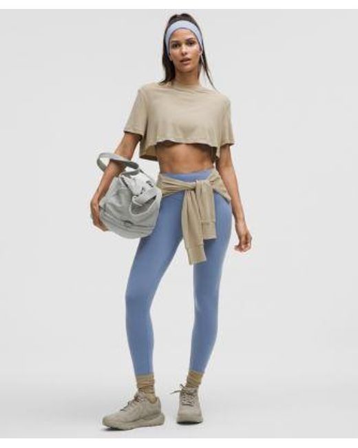 lululemon athletica Blue Wunder Under Smoothcover High-Rise Tight 25"