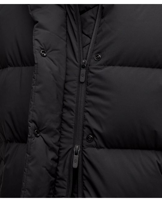 lululemon athletica Wunder Puff Long Jacket - Color Black - Size 12