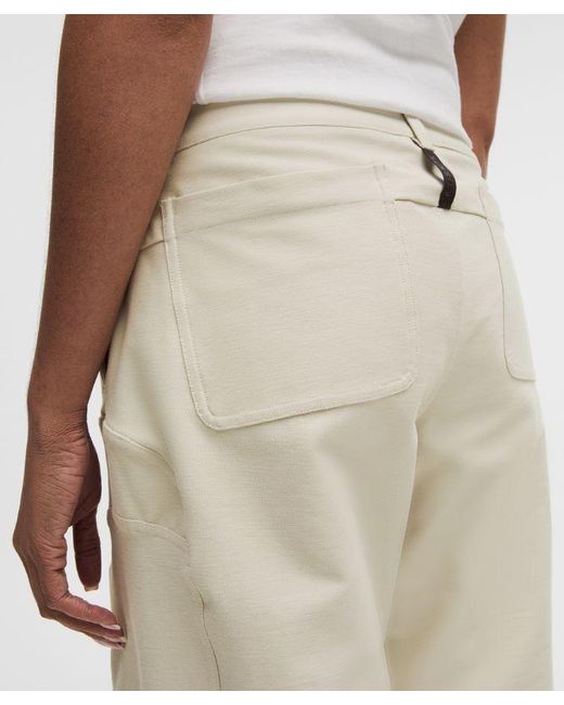 lululemon athletica Natural – Utilitech Twill Mid-Rise Carpenter Pants Slnsh Collection – Color Khaki – Size 28