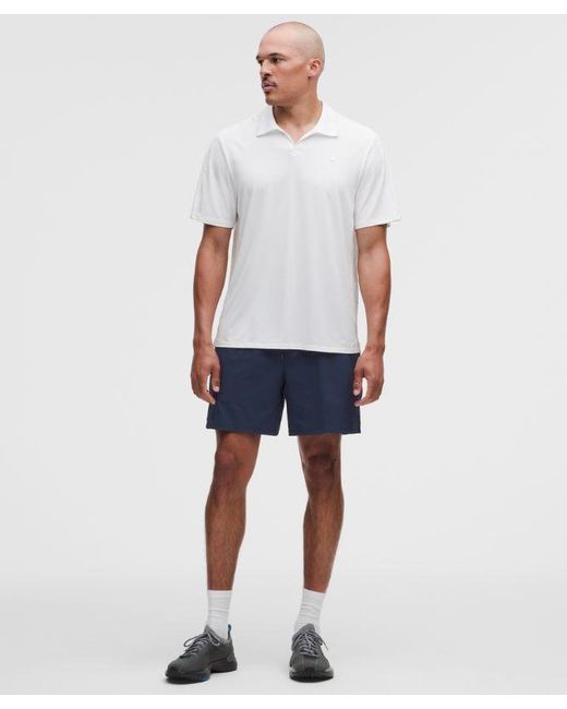 lululemon athletica Blue – Textured Swift Tennis Shorts – 7" – – Size Large for men