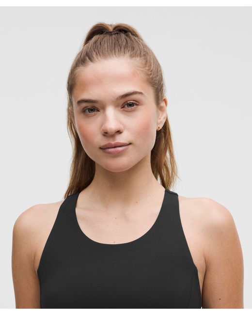 lululemon athletica Black – Wunder Train Racerback Tank Top Medium Support, B/C Cup – – Size 4