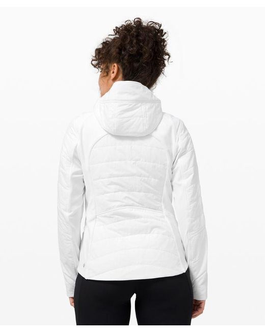 lululemon athletica White Another Mile Jacket