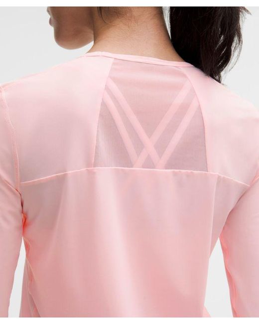 lululemon athletica Pink Sculpt Long-Sleeve Shirt