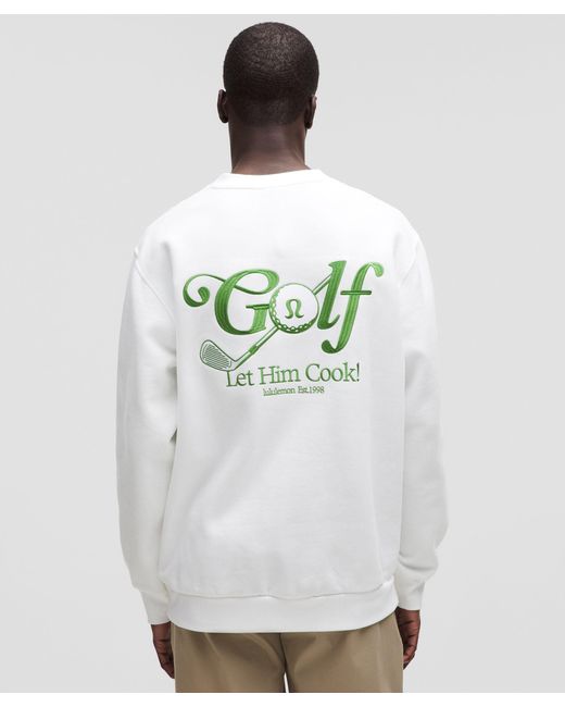 lululemon Steady State Crew Golf in Gray for Men | Lyst