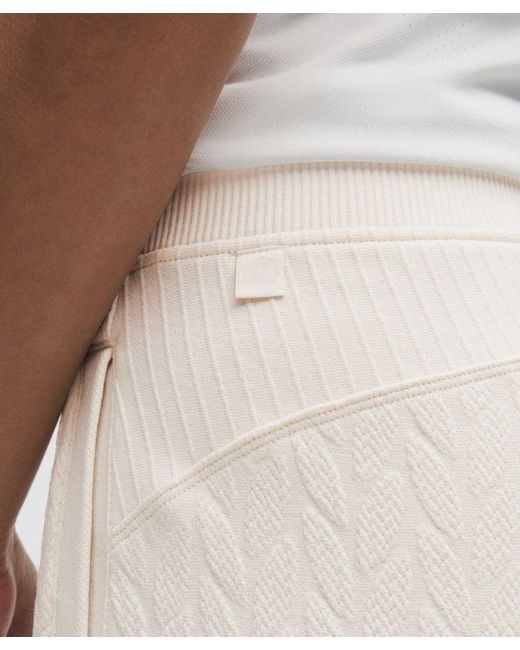 lululemon athletica White Engineered Warmth Cable-Knit Pant