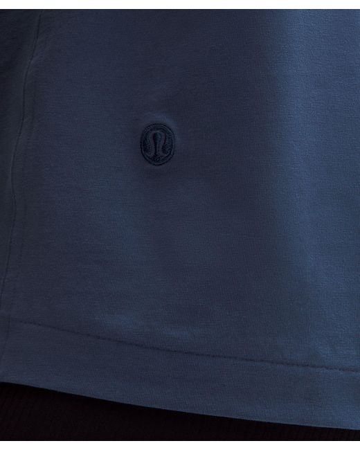 lululemon athletica Blue All Yours Organic Cotton Crewneck T-Shirt