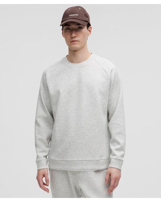 lululemon athletica Gray Smooth Spacer Classic-Fit Crew for men